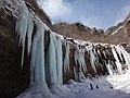 雲竜渓谷の氷瀑