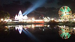 Jaskhar village fair at night