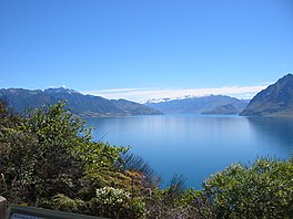 Lake Hāwea, looking north