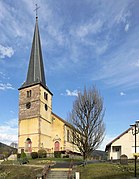 L'église Saint-Rémy-et-Saint-Blaise, côté sud-ouest.