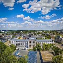 Gebäude der Alten Aktienspinnerei.