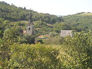 Ruin of the fortified church of Vurpăr