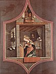 Carlo Crivelli, "Annunciation", 1482. Tempera on poplar. Städel, Frankfurt am Main, Inv. 841A