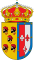 Coat of arms of Alcanadre. La Rioja, Spain, depicting heads of slain Muslims after the Reconquista