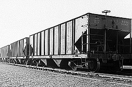 American style two-bay hopper cars of the Reading Railroad