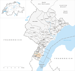 Commugny – Mappa