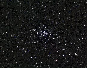 Messier 37 na amatérském snímku. Autor: Ole Nielsen