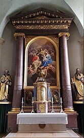 Altar mit dem Gemälde Josef Arnolds