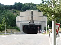 L'entrée nord, côté Ariège