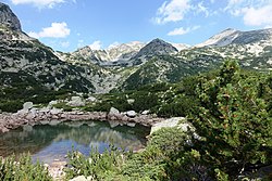 A glacial lake