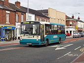 Arriva North West & Wales early (1989) Duple Dartline bodied Dennis Dart in Crewe