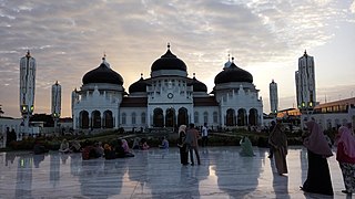 La Grande Mosquée Baiturrahman.