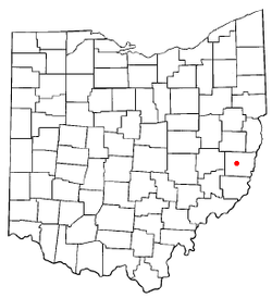 Location of Belmont, Ohio