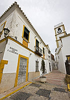 Calle Juan Romero de Figueroa next to the Church of St. Mary the Crowned in San Roque, Cádiz.