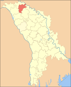 Location of Dondușeni