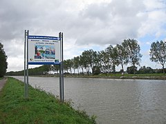 Canal de la dérivation de la Haute Colme.