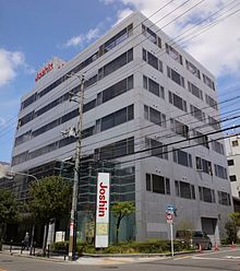 上新電機 本社（大阪市浪速区）（2012年4月）