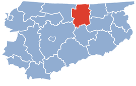 Poloha powiatu Powiat kętrzyński vo Varmsko-mazurskom vojvodstve (klikacia mapa)