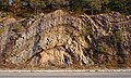 Anticlinal dans un gneiss Précambrien (Butler, New Jersey)