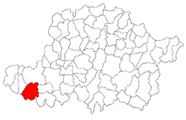 Location in Arad County