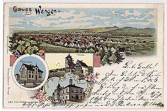 Wangen um 1900