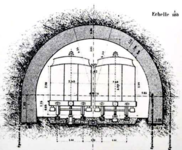 Initial arrangement for a tunnel section[9]