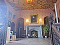 Bodelwyddan Castle, Entrance Staircase with Gothic detailing. C.1802 and later