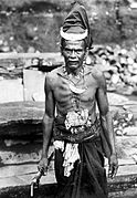 Villager with a headdress and chest ornamentation