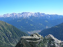 Dolomiti di Brenta da ovest