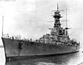 Az HMS Hood 1924 júliusában, a Panama-csatornán való átkelése közben