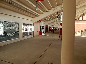 Murals on the concourse wall