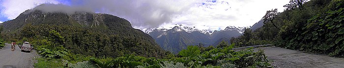 Carretera Austral gör här en hårnålskurva.