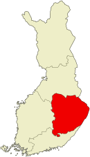 Location of Eastern Finland