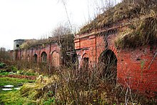 Picture of Kaunas's II Fort in ruins in 2011