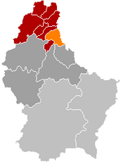 Localização de Hosingen em Luxemburgo