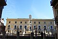 La piazza vista dal Cassaro.