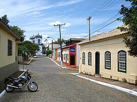 Casario típico do centro histórico de Triunfo