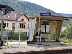 L'abri de la voie 2, direction Besançon.