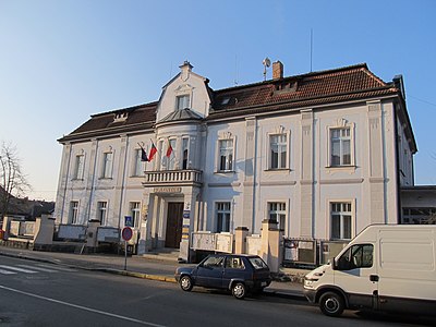 Blatná : l'hôtel de ville.