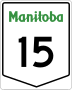 Provincial Trunk Highway 15 marker