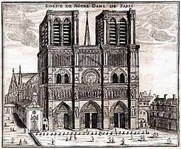 Notre-Dame de Paris i 1776.