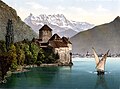 Cenevre Gölü kenarındaki Chillon Şatosu