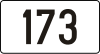 Secondary road number