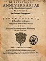 Timaeus Faber (1578-1623)