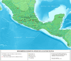 Location of Toltec Empire