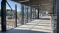 Western concourse, connecting the metro and light rail platforms