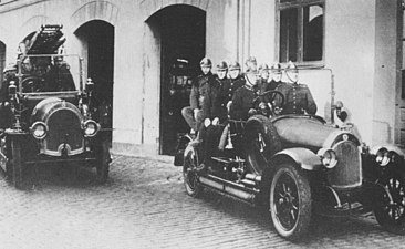 Uppställning, motorfordon 1926.