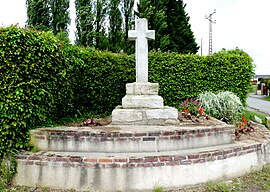 The cross at the crossroads in La Crique