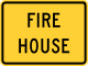 New York State Fire House sign.