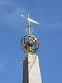 The Houzeau monument sundial.